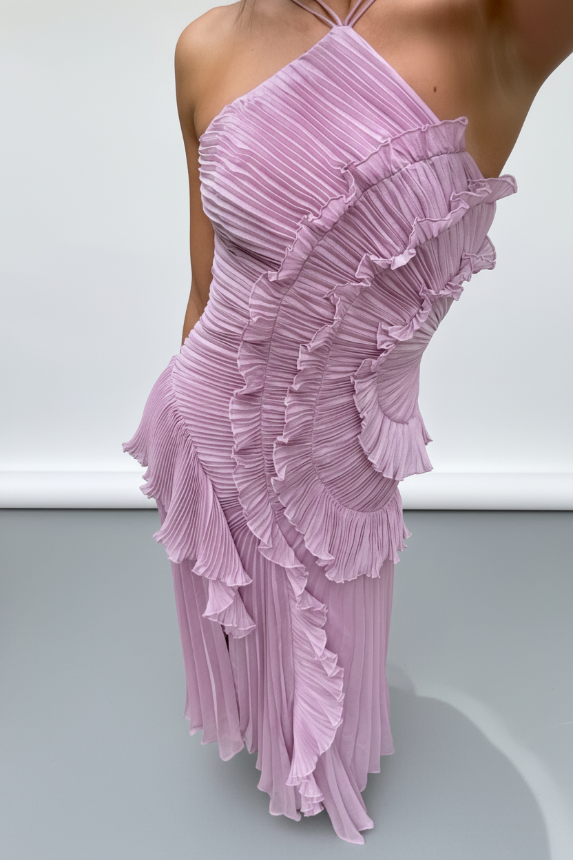 Delightful Ruffled Dress | Timeless Elegance for Every Special Occasion 4