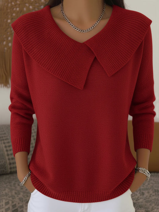 Harbor | Soft-Collar Knit Sweater