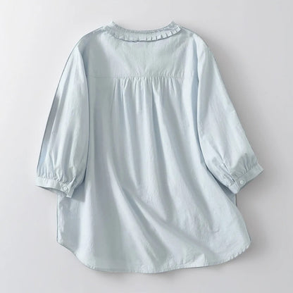 ALESSA LINEN BLOUSE 1