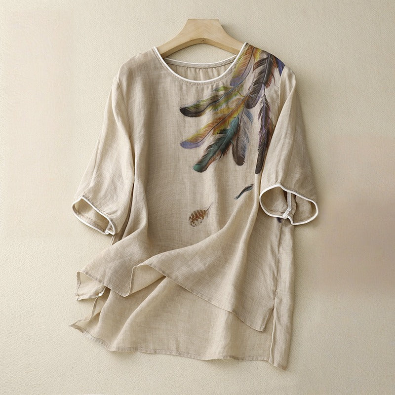 ALEXA LINEN BLOUSE 1