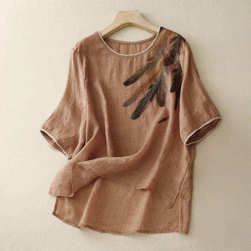 ALEXA LINEN BLOUSE 2