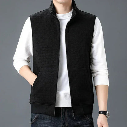 ATHLETIC TEXTURED ZIP VEST 3