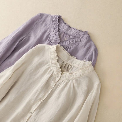 CAROLINA LINEN BLOUSE 2