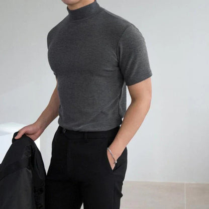 CHARLES MOCK NECK SHIRT 2