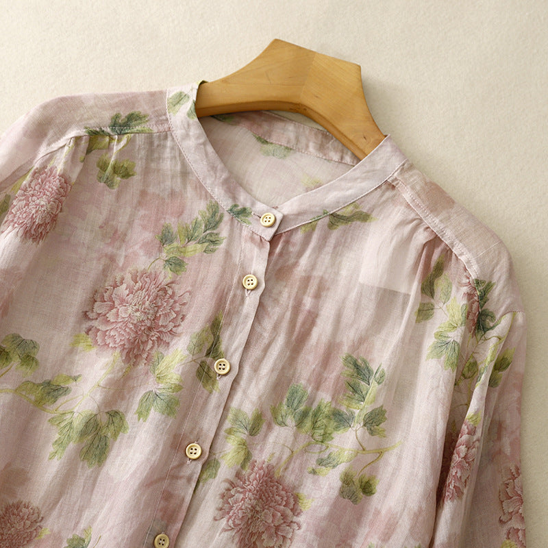 CLAUDIA LINEN BLOUSE 2