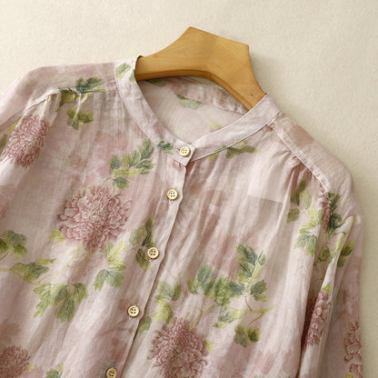 CLAUDIA LINEN BLOUSE 2