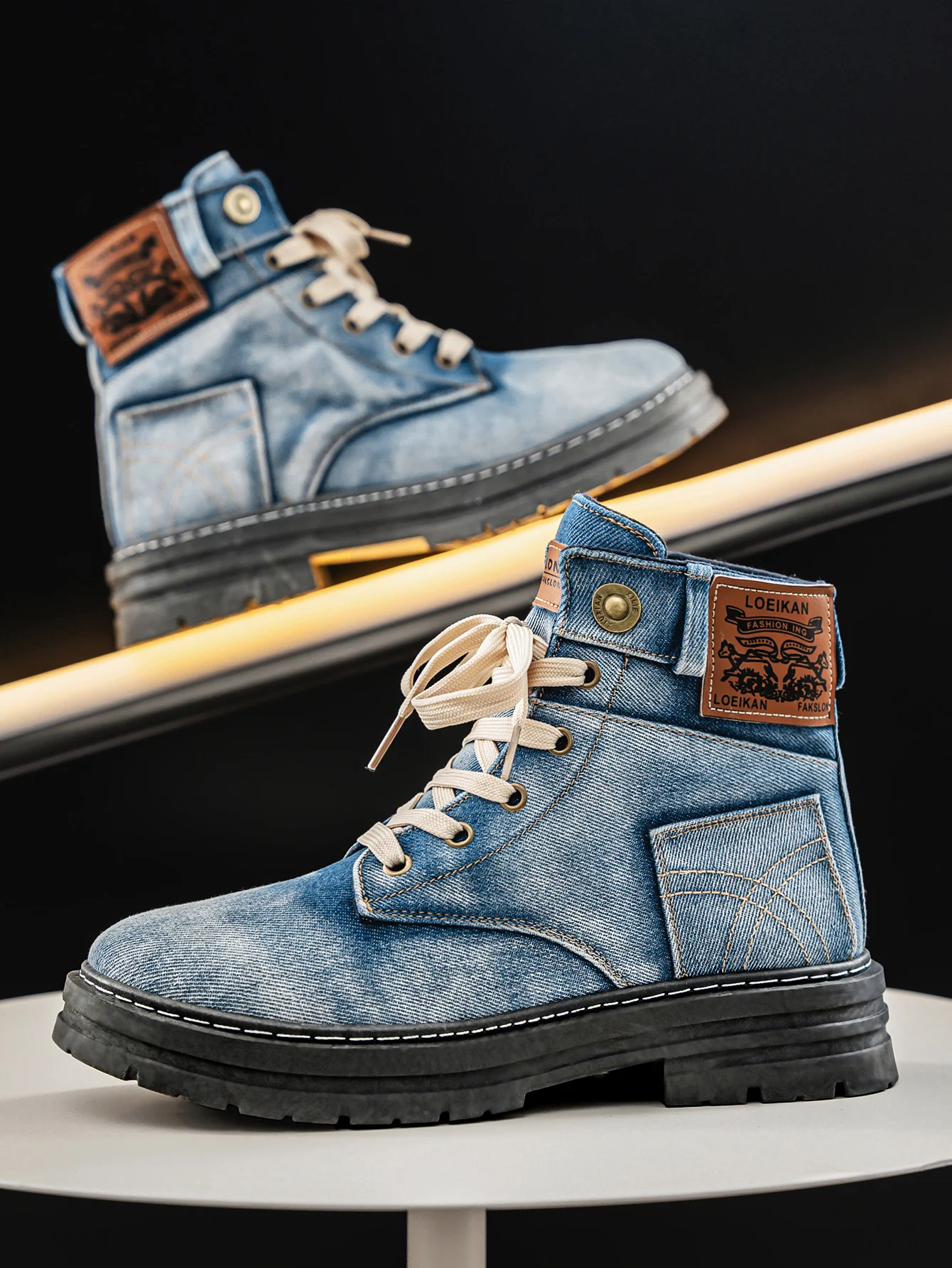 Cantara — Denim High-Tops 1