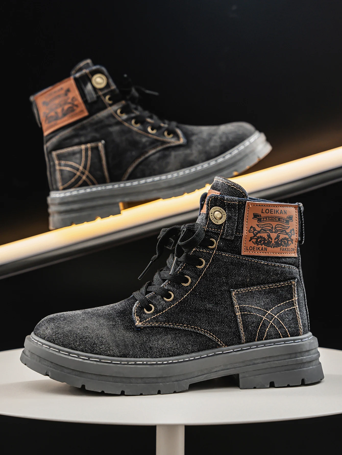 Cantara — Denim High-Tops 4