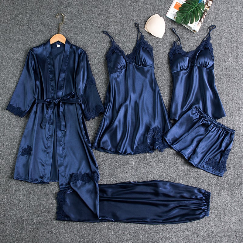 Ethereal | Silk & Lace Nightwear Set 2
