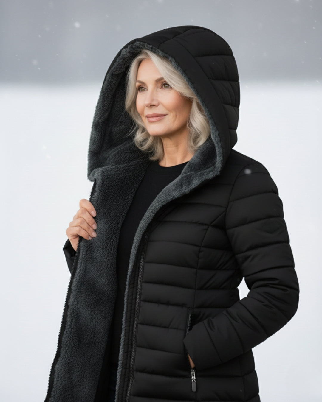 Glacier | Fleece-Lined Puffer Coat 7