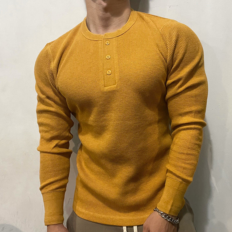 HENLEY MUSCLE SHIRT 2