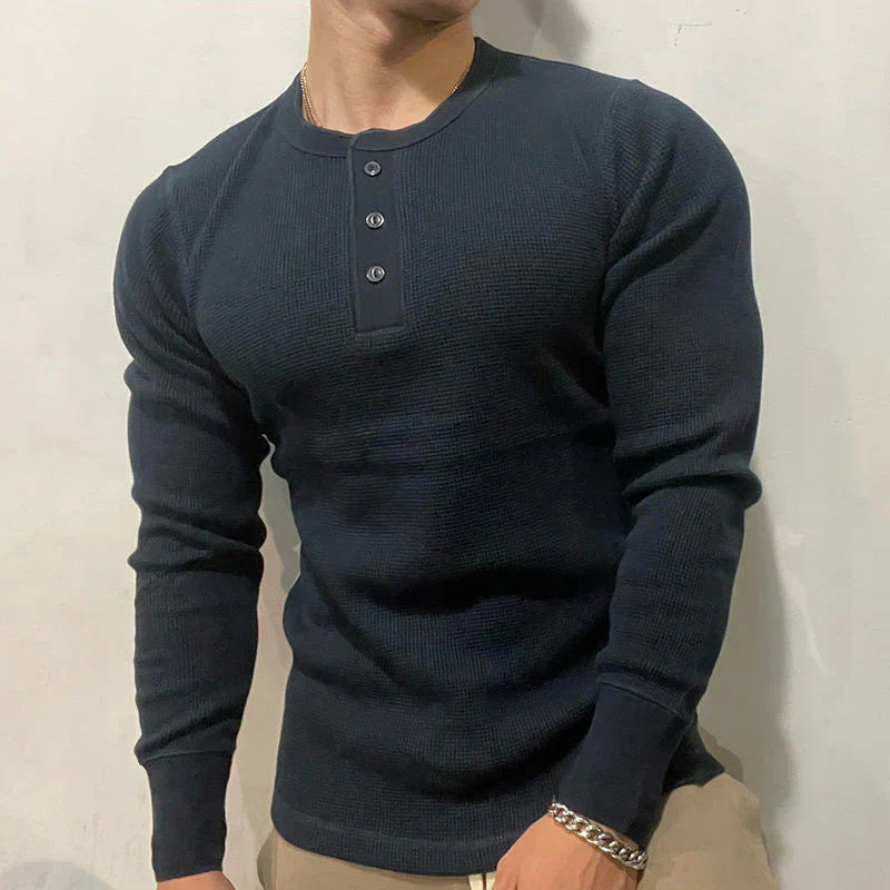 HENLEY MUSCLE SHIRT 3