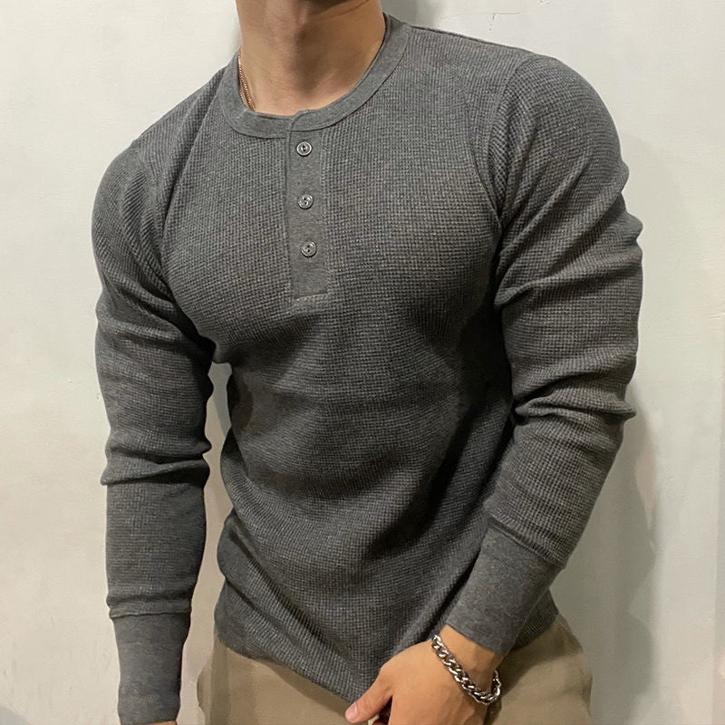 HENLEY MUSCLE SHIRT 4