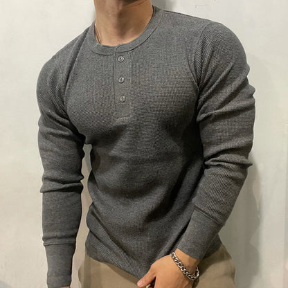 HENLEY MUSCLE SHIRT 4