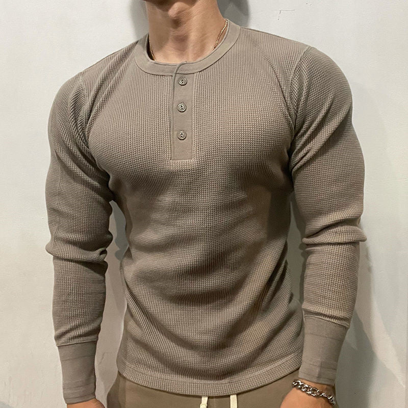 HENLEY MUSCLE SHIRT 5