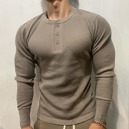 HENLEY MUSCLE SHIRT 5