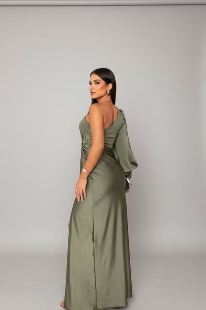 Isadora One Shoulder Dress | Effortless Elegance for Timeless Moments 3