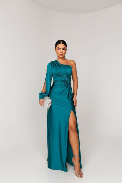 Isadora One Shoulder Dress | Effortless Elegance for Timeless Moments 4