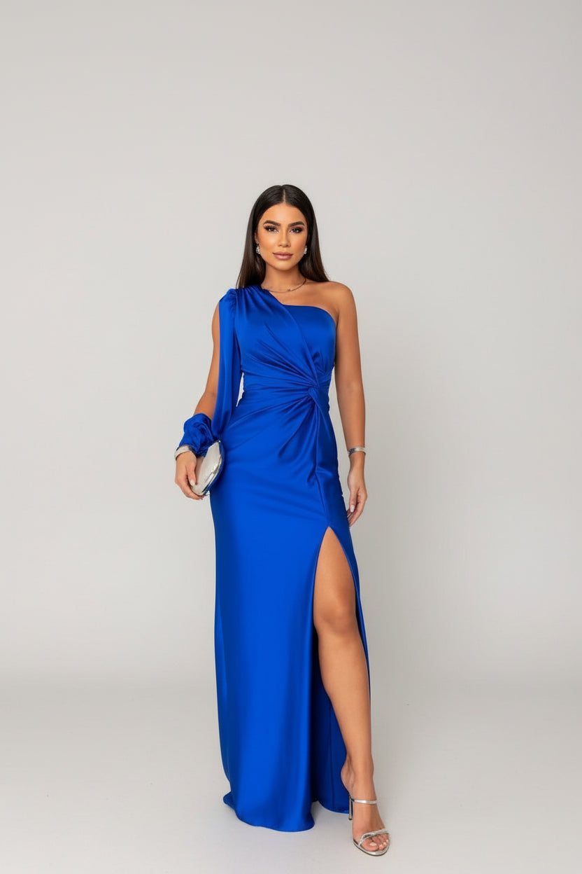Isadora One Shoulder Dress | Effortless Elegance for Timeless Moments 8