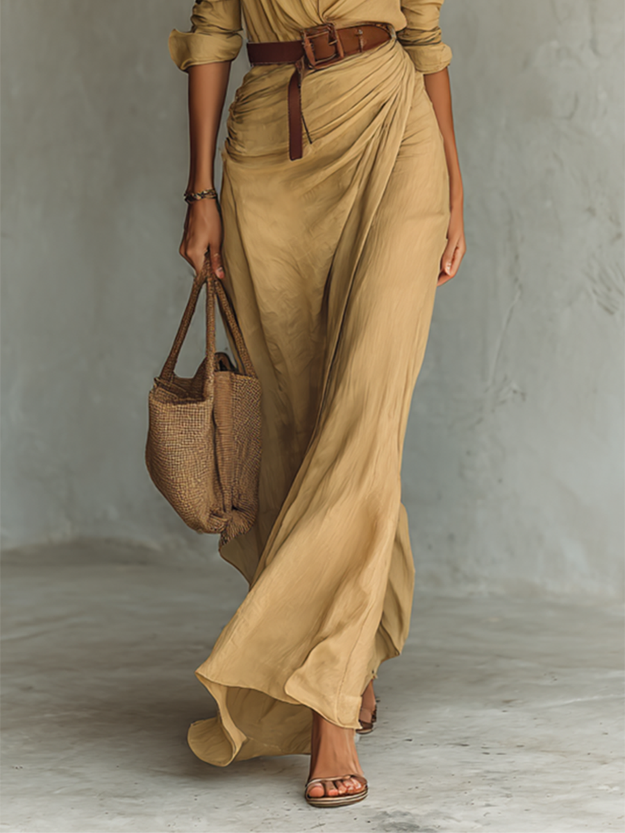 Luna | Long Sleeve Maxi Dress with Chic Versatility for Every Event 2
