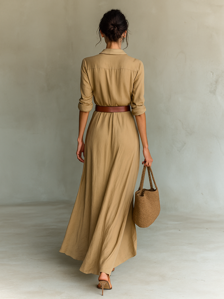 Luna | Long Sleeve Maxi Dress with Chic Versatility for Every Event 3