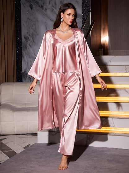Lustre | Satin Robe Nightwear Set 6