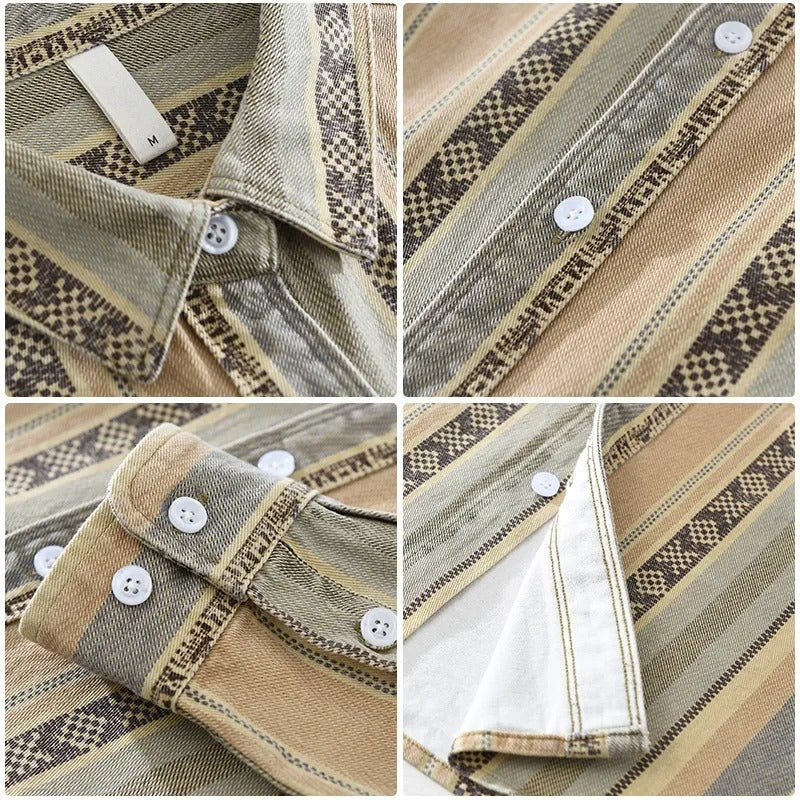MOLANA™ VINTAGE LINEN SHIRT 4