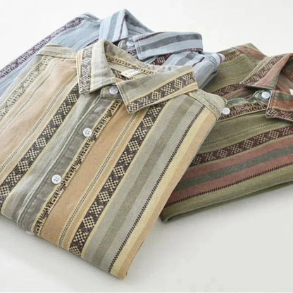 MOLANA™ VINTAGE LINEN SHIRT 5