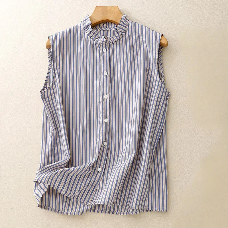 NANCY LINEN TOP 1