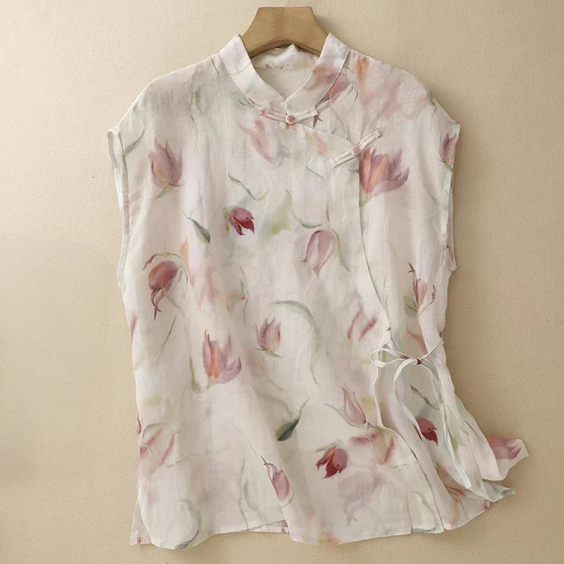 OLIVIA LINEN BLOUSE 1