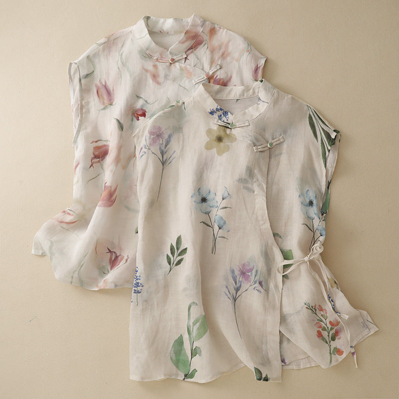 OLIVIA LINEN BLOUSE 2