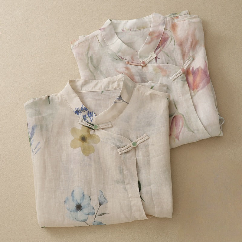 OLIVIA LINEN BLOUSE 3