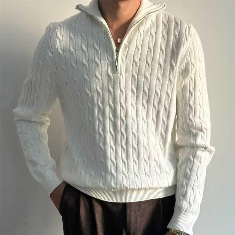 RENZO HALF-ZIP SWEATER 0