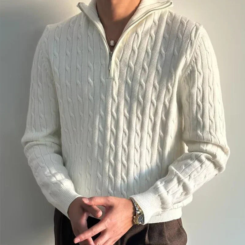 RENZO HALF-ZIP SWEATER 3