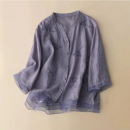RISA LINEN BLOUSE 2