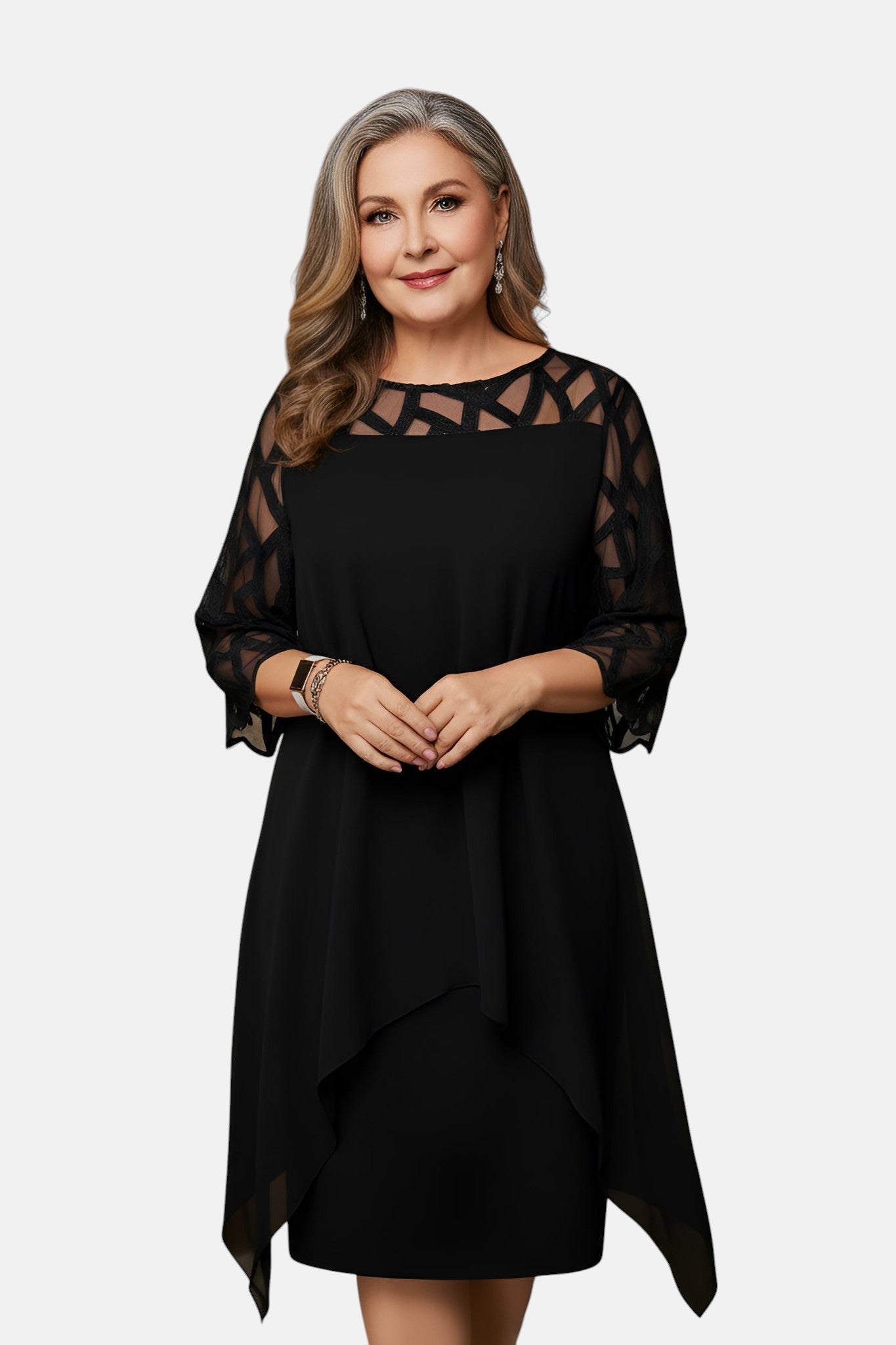 Silva | Fluid Midi Dress 0