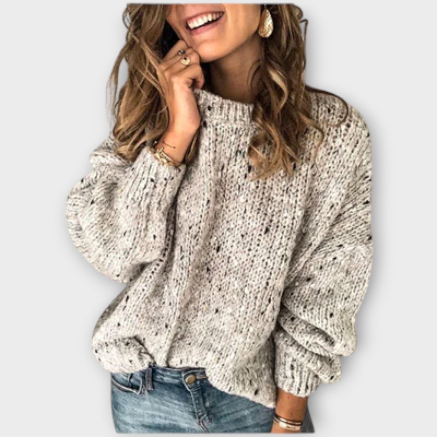 Jade | Soft-Structure Knit Sweater