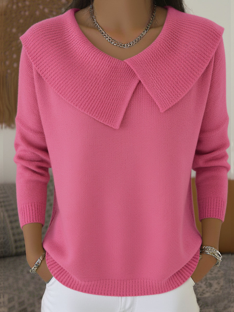 Harbor | Soft-Collar Knit Sweater